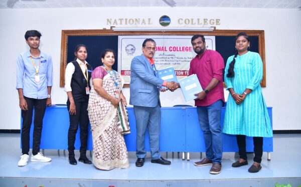 Digital Marketing Agency and National College Trichy MoU