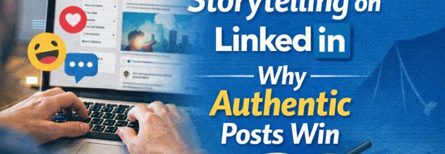 Storytelling on Linked in Authentic posts win